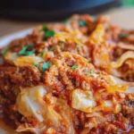 Crockpot Cabbage Roll Casserole
